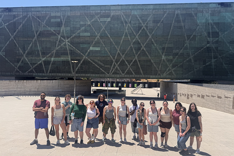 Visiting the Museum of Memory and Human Rights was a pivotal experience for students in the program. 