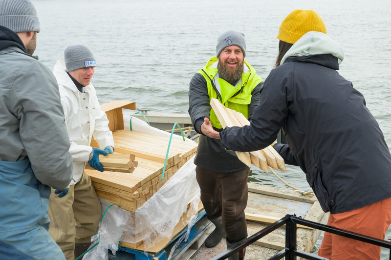 Ed Hale, assistant professor in UD’s School of Marine Science and Policy and a fisheries and aquaculture specialist with Delaware Sea Grant, has been involved with the project since its inception.