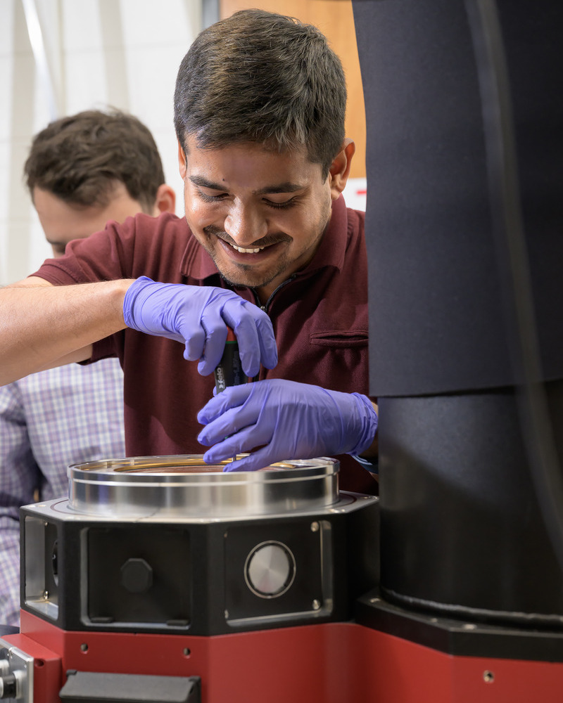 Recent work led by Shaikh demonstrated how tiny crystal defects in the semiconductor layer can act as light-emitting sensors. 
