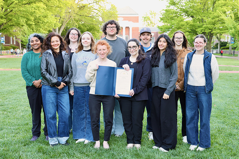 Several students spearheaded the efforts to create Delaware’s first Heat Awareness Week. 